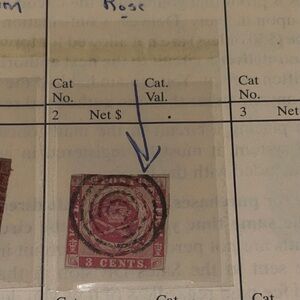 1856  and 1866 brown gum US Possessions Danish West Indies